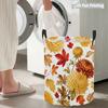 Collapsible Laundry Basket Large Round Waterproof Fabric Hamper Dirty Clothes Storage Bin Toy Organizer with Handles