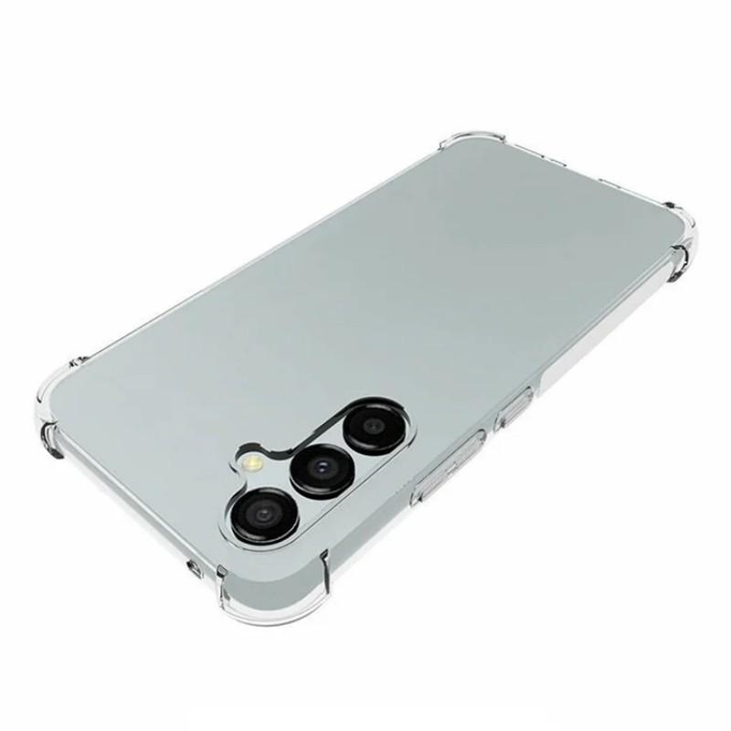 For Samsung Galaxy A54 5G Back Cover WANLONFENG TM Series 2.0mm Clear TPU Phone Case (Big Lens Hole)