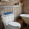 Gerichtsstil Toilettenabdeckung Vintage Toiletten-Sitzbezug Toilettenspülkastenabdeckung Badezimmer