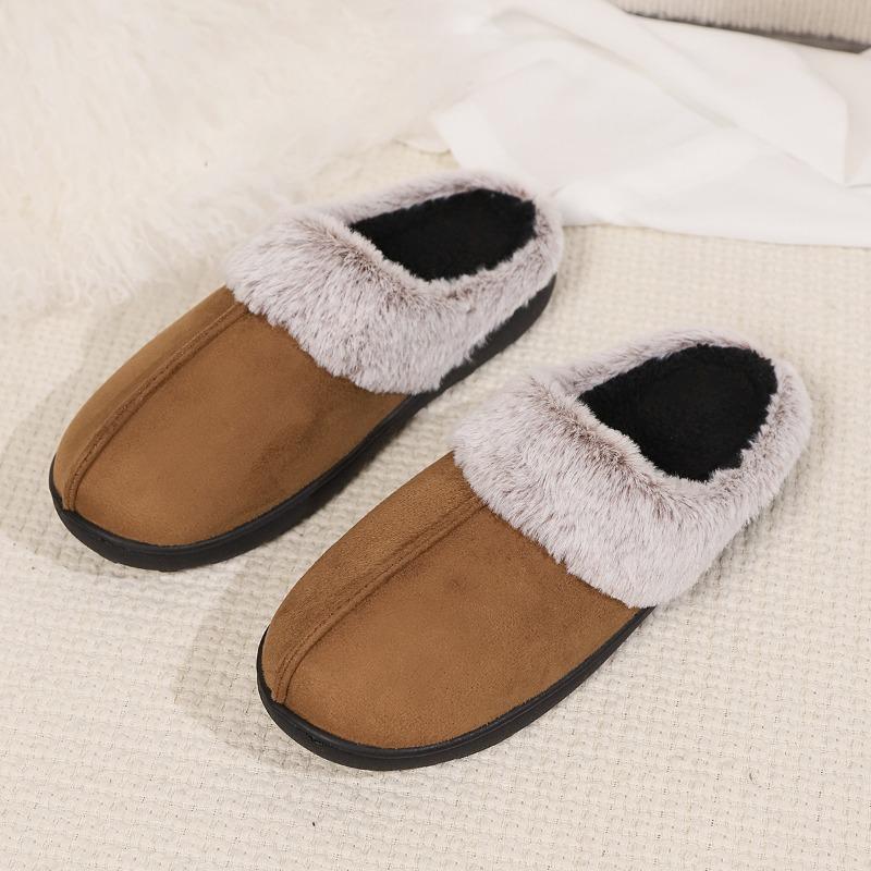 Anti-slip Cotton Shoes, Plush Warm Women's Shoes, Comfortable Slippers