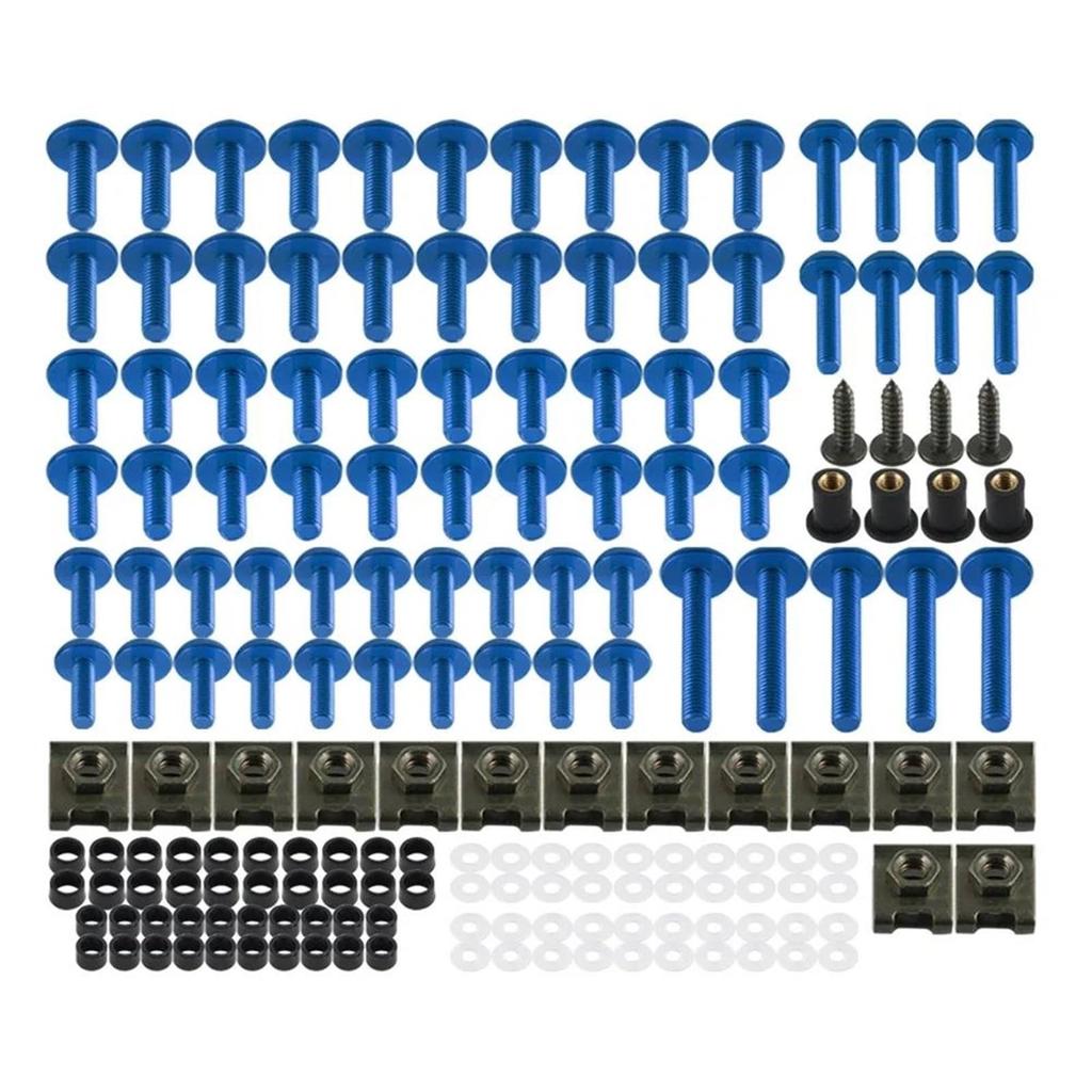 Fairing Bolt Kit Motorcycle Fairing Bolt Screw Fastener Clip Fixing Kit Fit Yamaha YZF