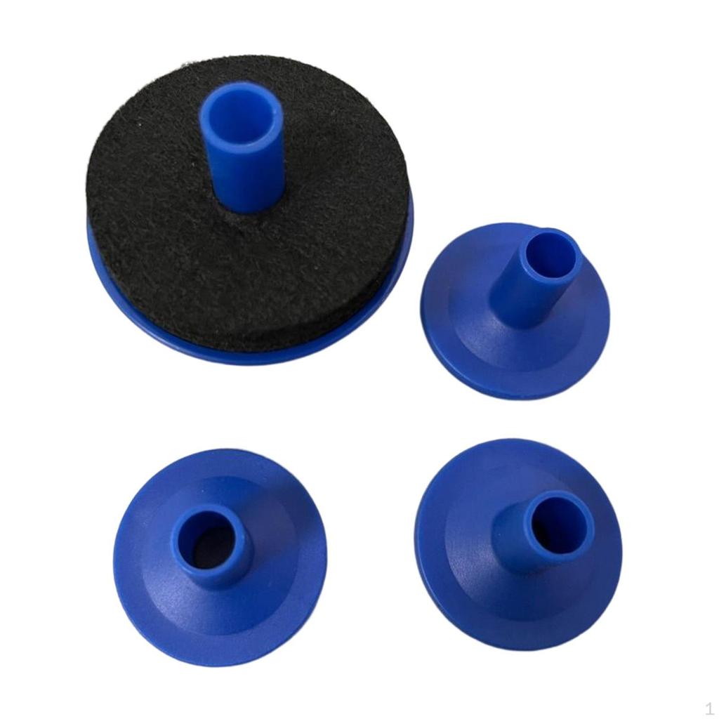 Beckenersatzzubehör Filze Hi-Hat-Kupplungsfilzbecher Ständerhülsen