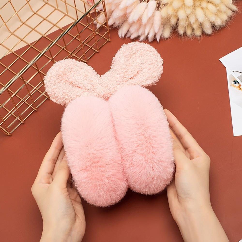 Winter Warm Soft Earmuffs Ear Protection Thickened Fluffy Earflaps Antifreeze Bowknot Ear Warmer For Women Men Outdoor Earmuffs