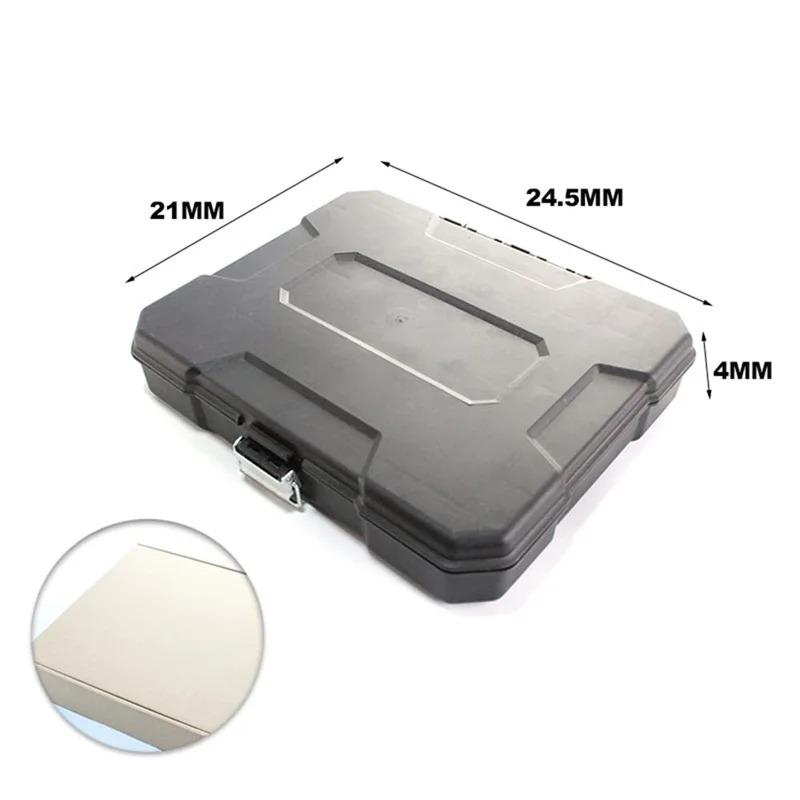 Set de burghie elicoidale acoperite cu titan, 230 de bucăți, cu carcasă, vârf de 135 °, burghie metrice, dimensiune de la 1,0-10 mm pentru prelucrarea lemnului, gaură din plastic