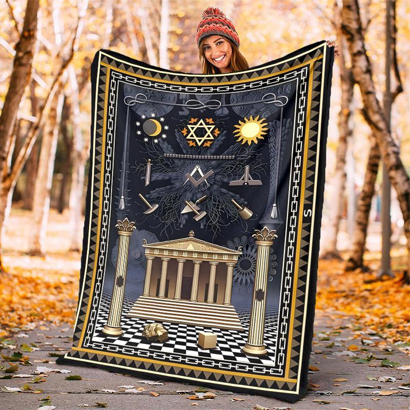 1PC Illuminati All-Seeing Eye Printed Blanket, All Season Lightweight Home Office Outdoor Nap Multifunctional Blanket