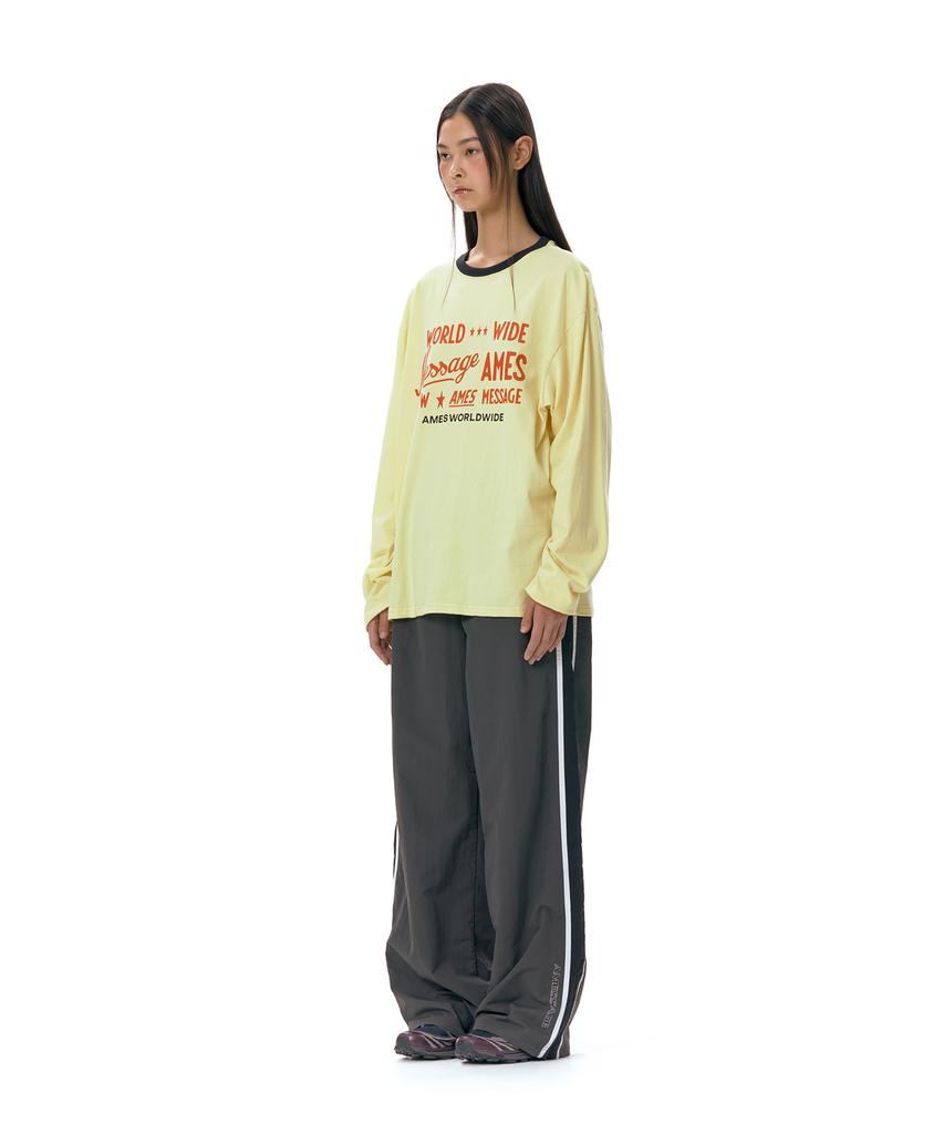 AMES-WORLDWIDE Side Line Track Pants Charcoal (Am2Esupa10A)