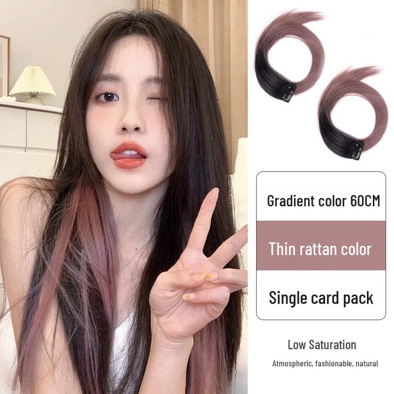 

Бесшовные градиентные накладные пряди для окрашивания волос для женщин