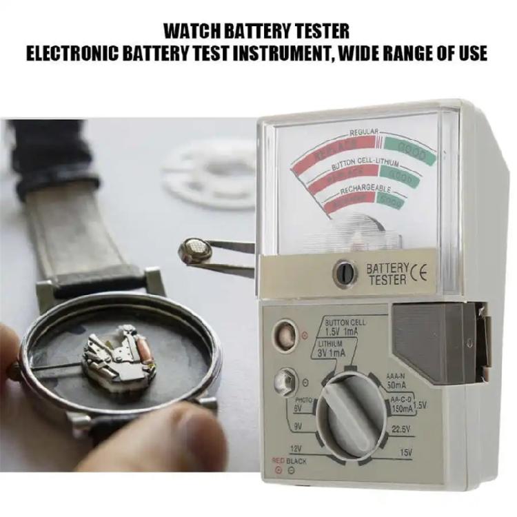 User Friendly Watch Battery Voltage Tester with High Contrast LCD Screen for Easy Reading Watch And Device Maintenance