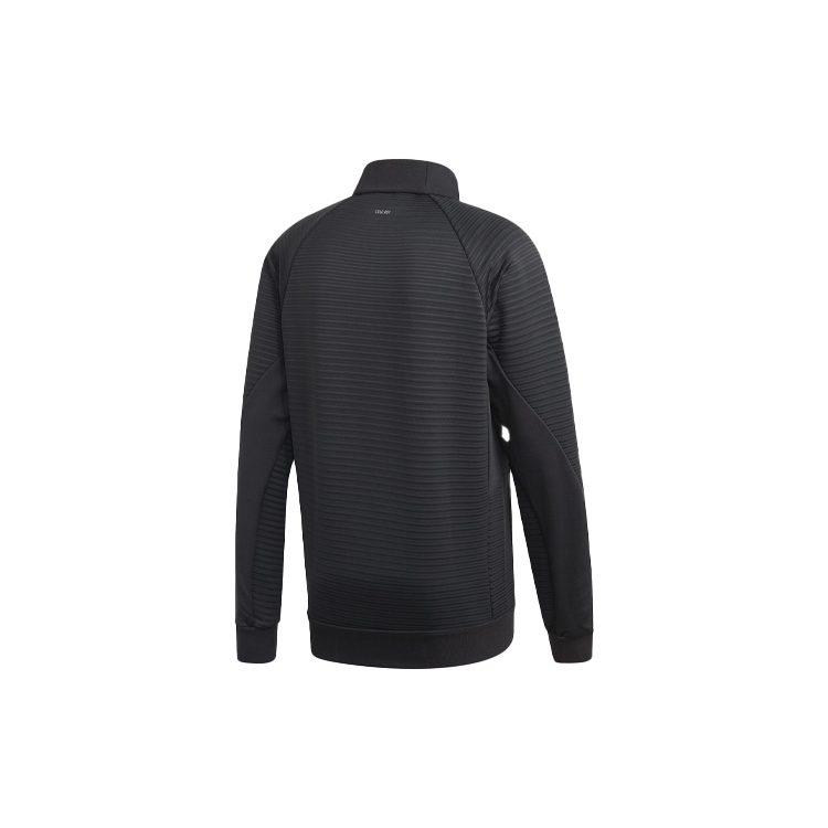 Adidas Sweatshirts Men's Black Stand Collar Moderate Regular FS7194