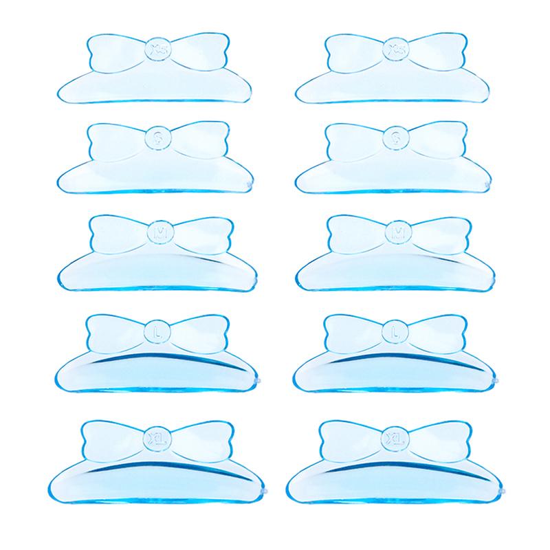 

5 Pairs Glue Free Bow Shape Silicone Eyelash Perm Rod Lash Lifting Lamination Pad 3D Lashes Extension Curler Accessories Tools синий