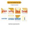 School Sports Ceremony Cheer Handheld Sign Prop with Cat Design
