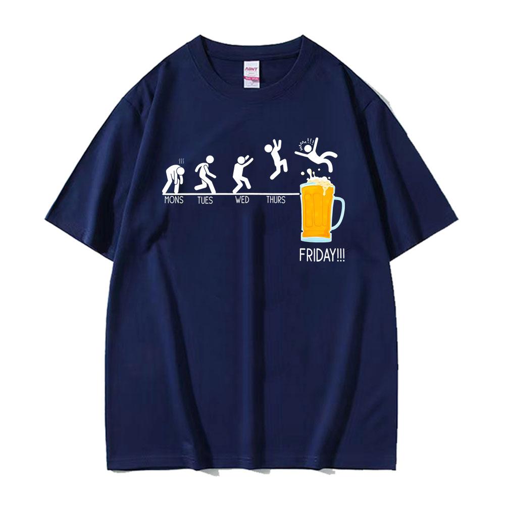 Funny Beer Week For Beer Lovers Graphic T Shirt Summer Unisex Unisex Clothing Retro Tees Fashion Oversized Casual Tshirt Streetwear