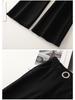 Women's High-Waisted Slimming Flare Pants - Spring 2025 New Style Micro-Flare Drape Petite Horseshoe Pants