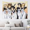 Cute Anime Maid Girl Tapestry Room Decoration Home Decoration Tapestry Decor Accessories Cute Room Decor