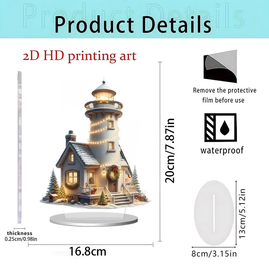 Cupid Angel 2D Acrylic Standee: Home & Desk Ornament Gift