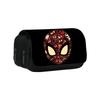Spiderman Cartoon Style Nylon Pencil Organizer With Multiple Compartments For School Supplies