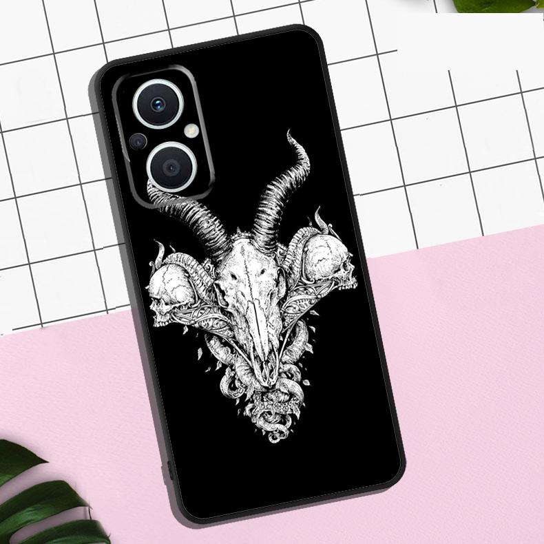 Devil Satan Case For OPPO Reno 7 8 10 11 12 13 Pro 13F 12F 11F 8T OPPO Find X8 Pro X6 X3 X5 Lite Cover