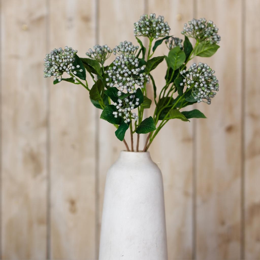 Hill Interiors Budding Hydrangea Artificial Flower Spray
