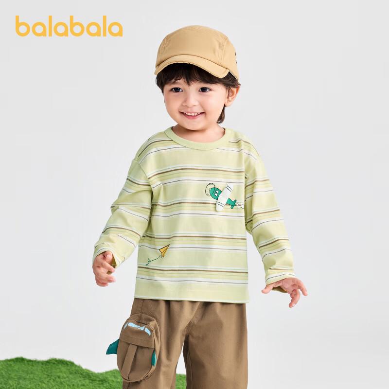 Хлопковая футболка с длинным рукавом Balabala для малышей 100
