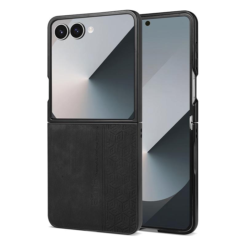 For Samsung Galaxy Z Flip 7 Case Soft PU Leather Skin Protective Back Cover Phone Case For Samsung Z Flip 7 FE 6 5 4 3 Shell
