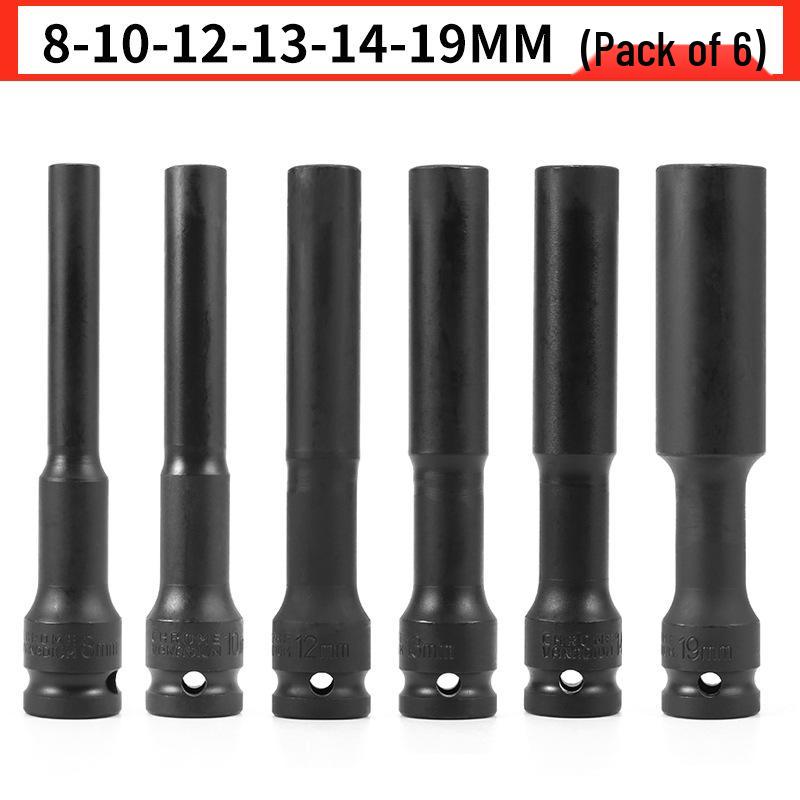 Ultra-Thin Long Thin-Wall Impact Socket Wrench for Motorcycle & Electric Vehicle Repair