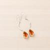 Citrine Gemstone 925 Sterling Silver Jewelry Handmade Earrings 2.60" For Women EE-43-1