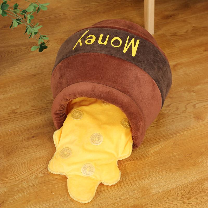 

Новый горшок с медом, питомник для кошек, собак, зимние теплые товары для домашних животных 39x32x60cm