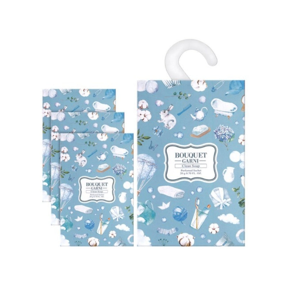 Bouquet Garni Clean Soap Perfumed Sachet 20g*4Pcs/8Pcs