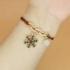 Luminous Christmas Alloy Bracelet with Santa, Tree, Bell, Snowflake, and Lucky Bag Charms