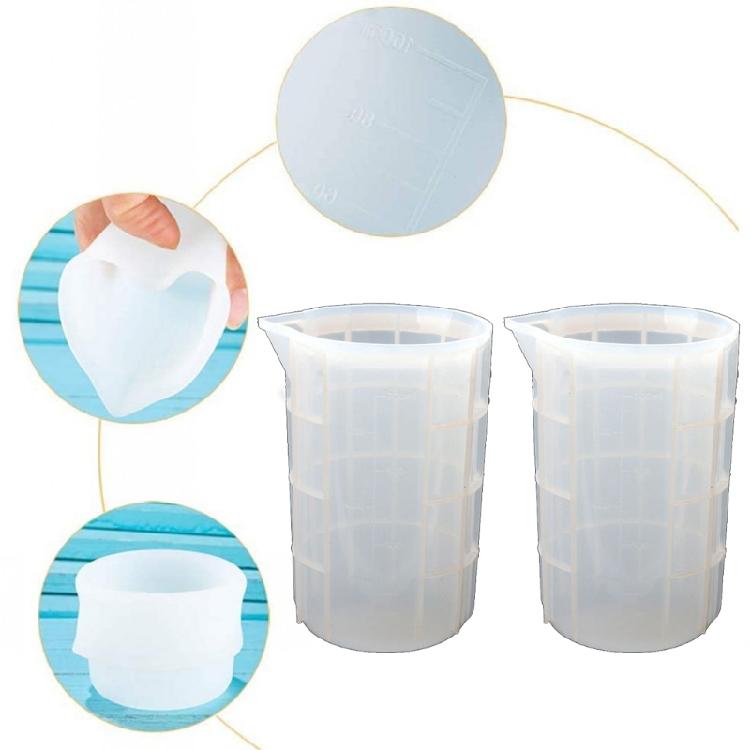 Silicone Measuring Cup DIY Resin Glue Tools Cup for Making Handmade Craft