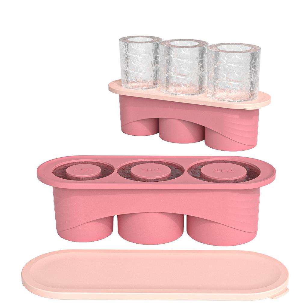 Water Bottle Ice Maker,Insulated Cup Ice Tray - Creative Silicone Ice Mold with Easy Release Design