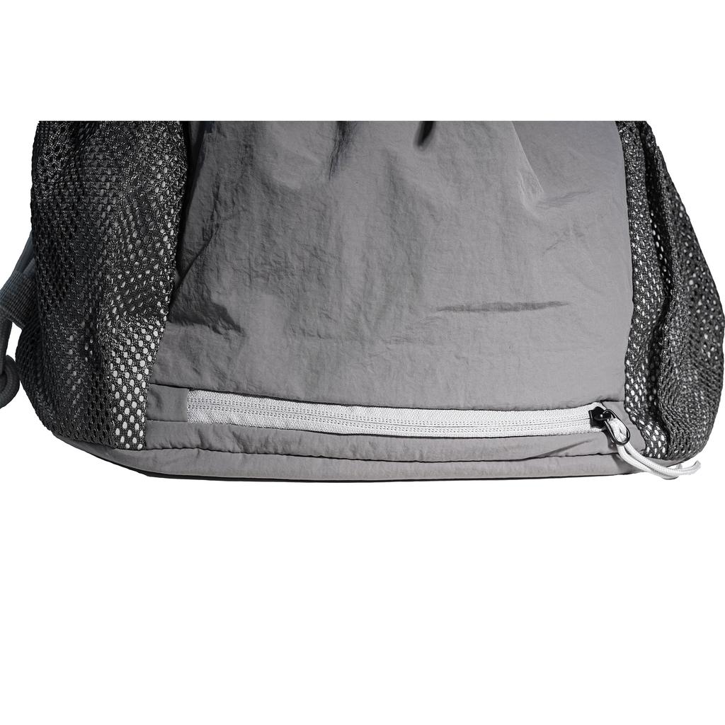 Wepulse Mesh Nylon String Gym Sack Grey