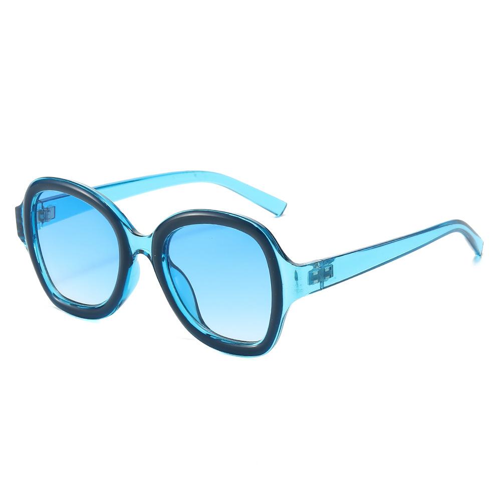 Y2k Pilot Sunglasses  New in Women Stylish Multicolor Gradient Beach Shades Trendy Brand Designer Green Sun Glasses