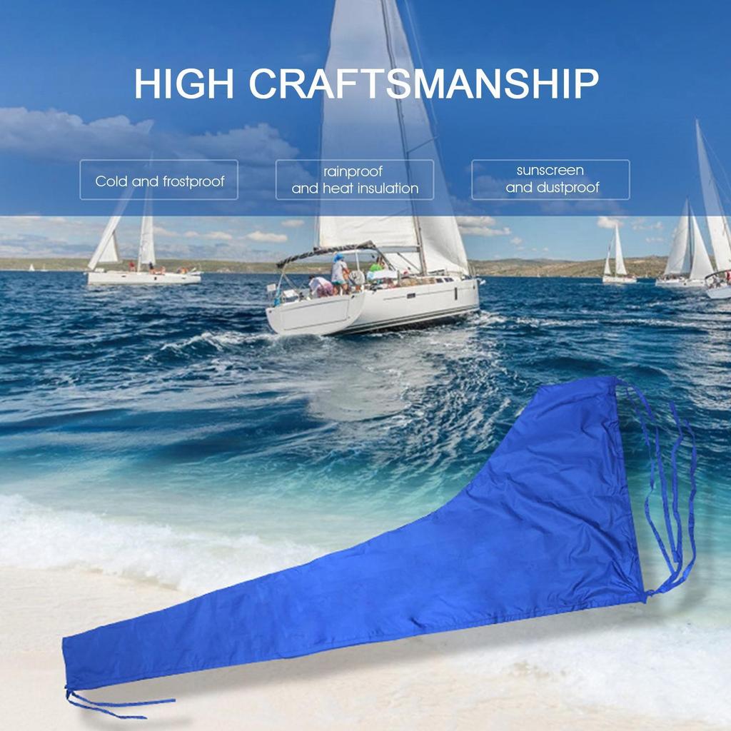 Mainsail Boom Cover Boat Sail Cover Boom Sail Cover Waterproof Anti UV Sunshade Boom Sail Cover Dust Cover