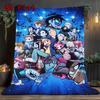 Scott Pilgrim 2D Flat Pattern Flannel Blanket High Quality All Seasons Warmth and Comfort Perfect for Christmas Gifts.NMT0928554
