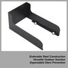 Steel Ring Doorbell Protector Waterproof Anti-Glare Rain Cover Windproof Door Bell Cover Doorbell Weather-Blocking Cover