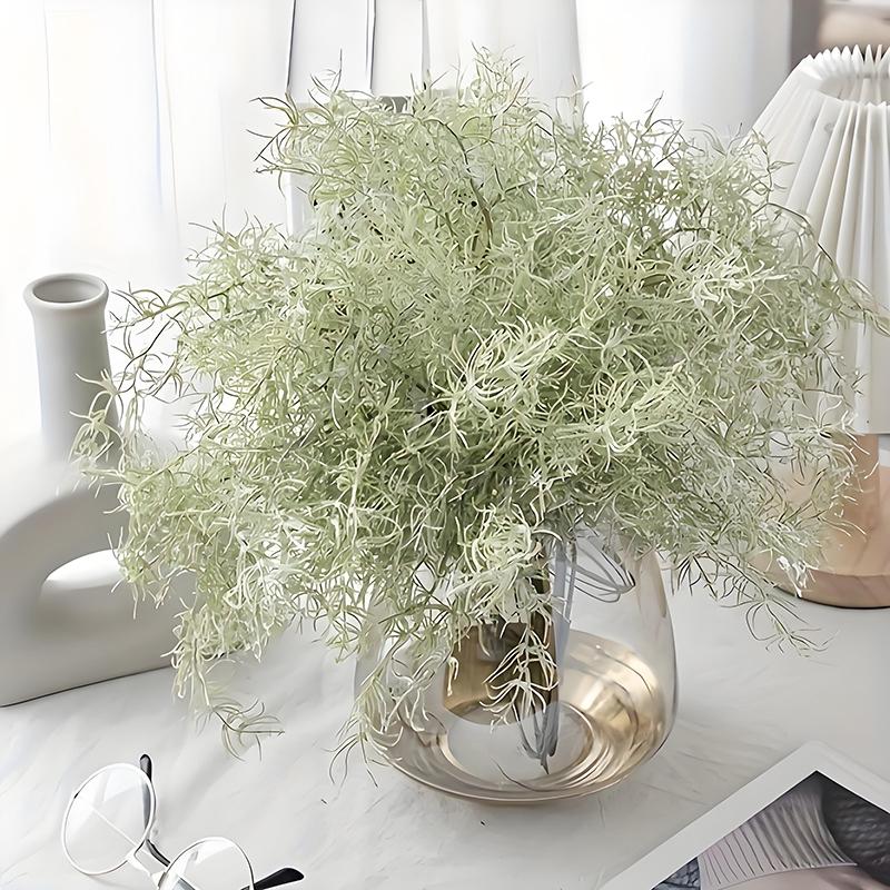 1/6 Bundles Vase Filler Christmas PVC Bohemian Artificial Pampas Grass Bouquet Elegant Floral Arrangement Weddings