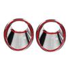 2Pcs Car Front Headlight Fog Lamp Cover Trim Frame Moulding for Suzuki Vitara 16 18