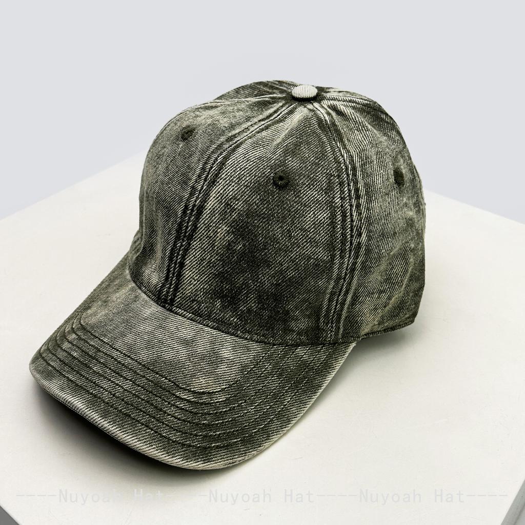 And Women Bandhnu Solid Color Distressed Baseball Caps Sun Protection Personalized All-Match Gradient Peaked Hats Minimalist Fashion Vintage Casual