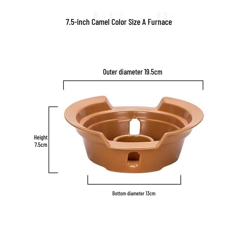 

Ceramic Alcohol Stove Dry Pot Heater