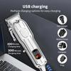 Mens Hair Clippers Cord Cordless Hair Trimmer Professional Haircut Kit for Men Rechargeable LED Display