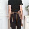 Cooking Apron Waist Tie Adjustable Women Men Chef Workwear Baking Apron Daily Use