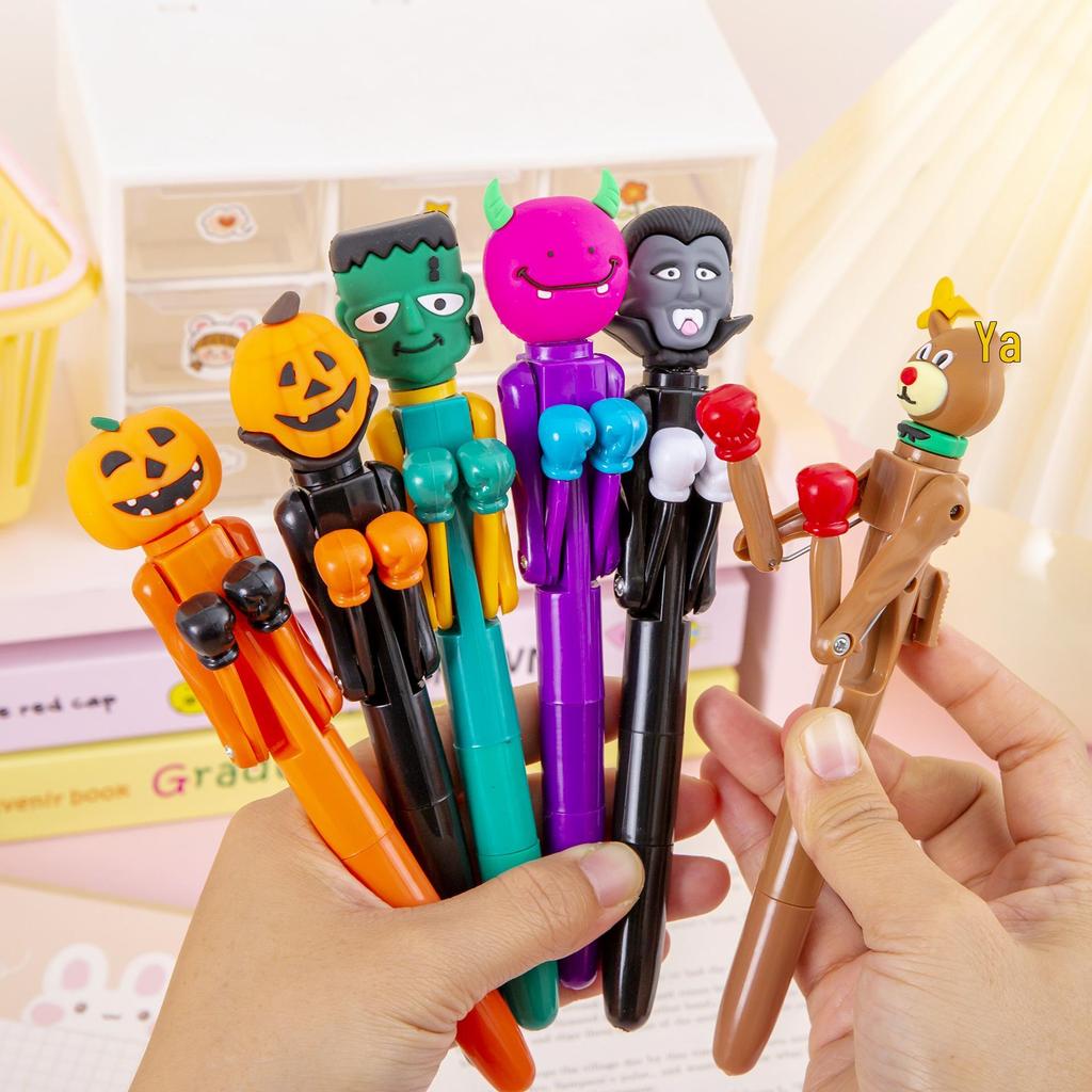 Creative Boxing Ballpoint Pen - Fun Student Interaction and Stress Relief for Halloween and Christmas