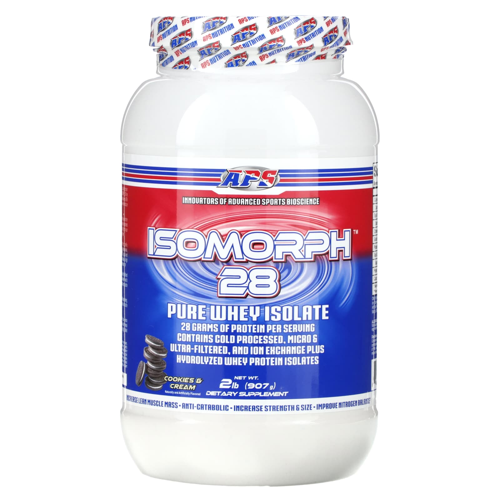 

APS, Isomorph 28, Pure Whey Isolate, Cookies & Cream, 2 lb (907 g)
