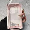 Luxury Clear Color Frame Phone Case For iPhone 17 Pro 16 15 14 13 12 11 17 Pro Max Shockproof Bumper Protective Soft Back Cover