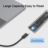 Xiaomi Transparent M.2 NVME SSD Enclosure Case M-KEY External Hard Drive Box USB C Interface Support NVME Protocol Laptop Tablet PC