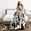 Cute Pingu Penguin Blankets Quality Warm Throw Blanket Spring Decorative Living Room Fashion Bedspread