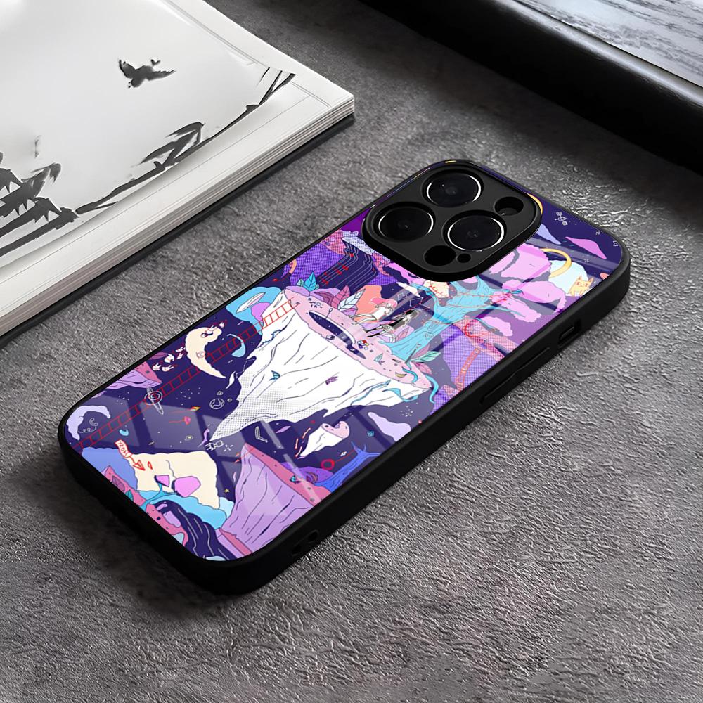 O-Omori Game Phone Case For IPhone 17 15 Pro Max 12 16 14 Plus 11 13 Pro X XR XS 7 8 Plus SE Glass Cover