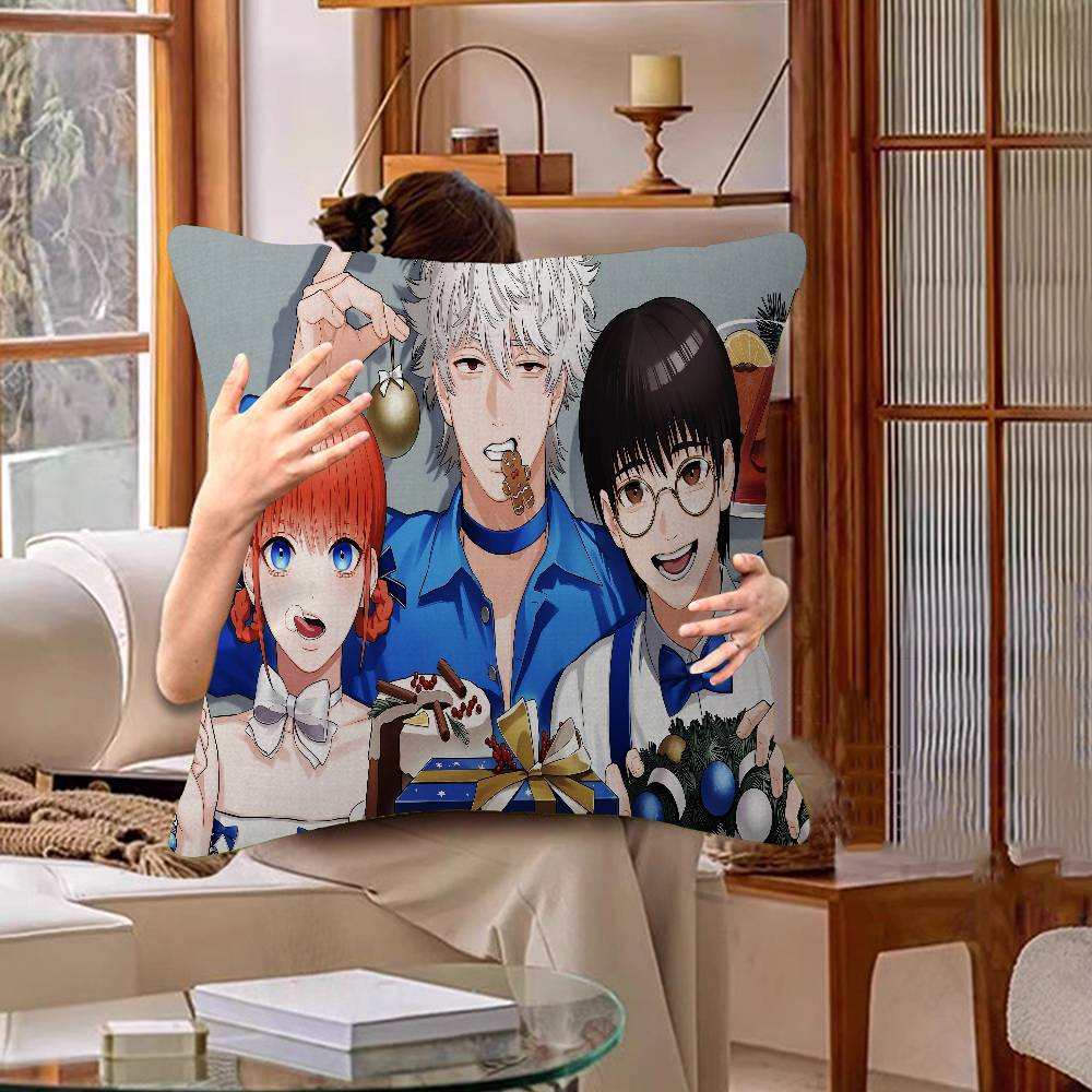 G-gintama Pillow Cover For Bedroom Room And Living Room Sofa Decorative Cushion Cover