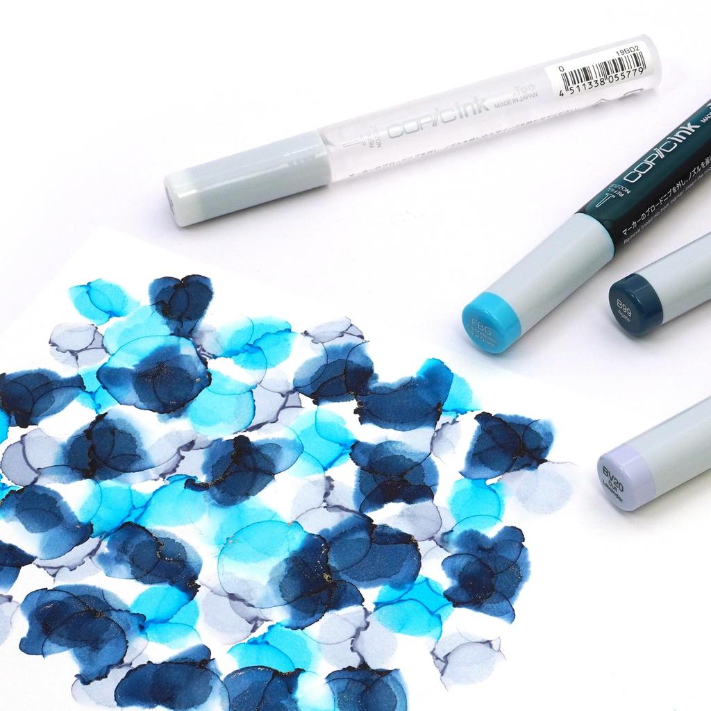 Copic Tinte Alkohol Tinte Kunst Set von 4 Ozean Harz Farbstoffe